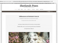 shetlands-paws.de Webseite Vorschau