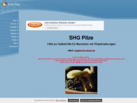 shg-pilze.de Webseite Vorschau