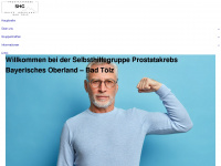 shg-prostatakrebs.de Webseite Vorschau