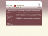 shiatsu-steiner.at Webseite Vorschau