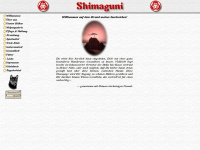 shimaguni.de Webseite Vorschau