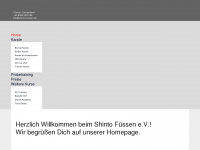 shinto-fuessen.de Webseite Vorschau
