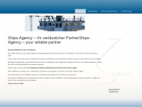 ships-agency.de Webseite Vorschau
