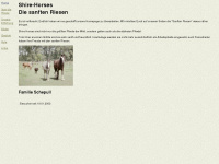 shirehorses.de Webseite Vorschau