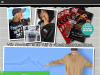 shirts-n-druck.de Webseite Vorschau