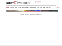 shirtwerden.de Webseite Vorschau