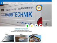 shk-opitz.de Webseite Vorschau