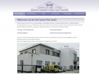 shk-systemplan.de Webseite Vorschau