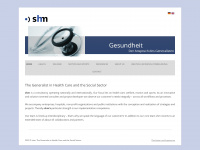 shm.co.at Webseite Vorschau