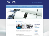 pauschmedical.de Webseite Vorschau