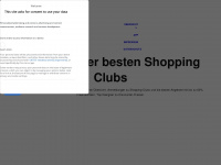 shoppingclub.de Webseite Vorschau