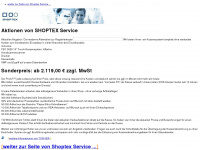 shoptex.de Webseite Vorschau