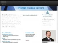 premiumfinancialsolutions.de Webseite Vorschau