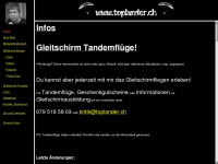 toplander.ch Webseite Vorschau