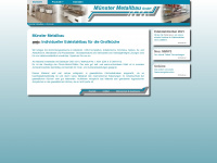 muenster-metallbau.de Webseite Vorschau