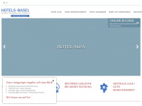 hotels-basel.ch Webseite Vorschau