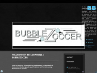 bubblezoccer.at Webseite Vorschau