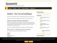 gaestebett24.com Webseite Vorschau