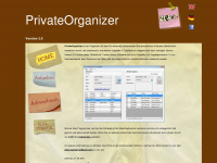 privateorganizer.euchler-software.de Webseite Vorschau