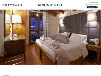 ariondelphihotel.com Webseite Vorschau