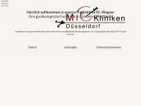 praxisklinik-duesseldorf.de Webseite Vorschau