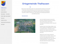 thalhausen.de Webseite Vorschau