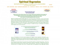 spiritualregression.de Webseite Vorschau