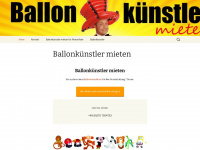 ballonkuenstler-mieten.de Webseite Vorschau