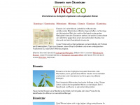 vinoeco.de Webseite Vorschau