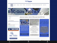 bsc-guels-badminton.de Webseite Vorschau