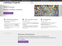 webapp-forge.de Webseite Vorschau