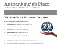 autoankauf-abplatz.ch Webseite Vorschau