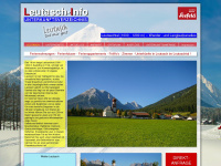 leutasch-info.at Webseite Vorschau