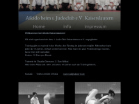 aikido-kaiserslautern.de Webseite Vorschau