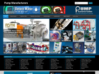 pump-manufacturers.com Webseite Vorschau