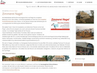 nagel-zimmerei.de Webseite Vorschau