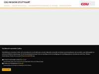 cdu-region.de Webseite Vorschau