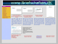briefschaften.ch Webseite Vorschau