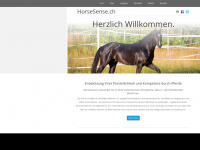 horsesense.ch Webseite Vorschau