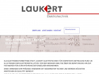 laukert-elektro.de Webseite Vorschau