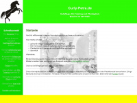 curly-petra.de Webseite Vorschau