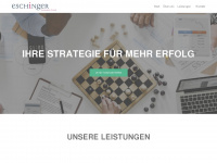 eschinger-consulting.com Webseite Vorschau
