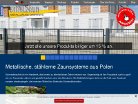 stahlzaunpolen.de Webseite Vorschau