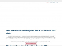 berlin-social-academy.de Webseite Vorschau