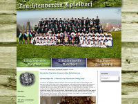 trachtenverein-apfeldorf.de Webseite Vorschau