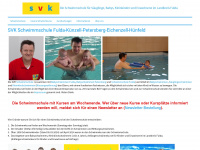 svk-schwimmschule.de Webseite Vorschau