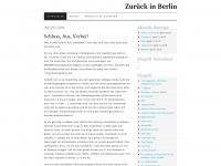 zurueckinberlin.wordpress.com Webseite Vorschau