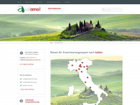 andiamo-italia.de Webseite Vorschau