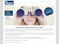 pieper-profilbau.de Webseite Vorschau