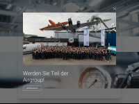 airgroup.eu Webseite Vorschau